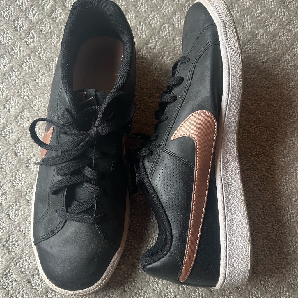 Black And Rose Gold Nikes